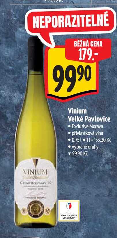 Vinium Velké Pavlovice 0,75 l