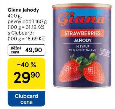 Giana jahody, 400 g 