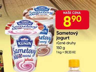KUNIN ovocný Sametovy MIX 150 g