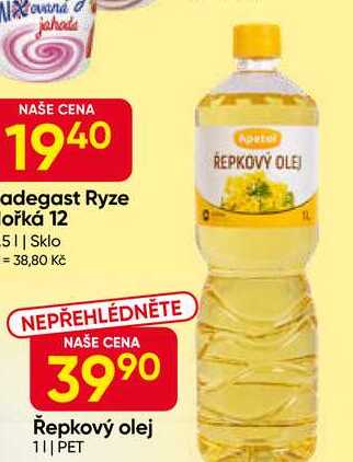 APETOL ŘEPKOVÝ OLEJ 1l