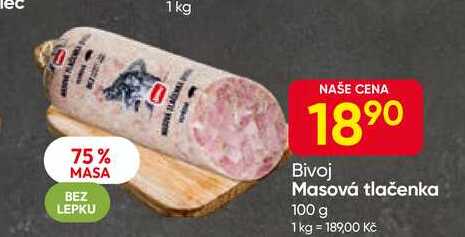Bivoj Masová tlačenka 100 g 
