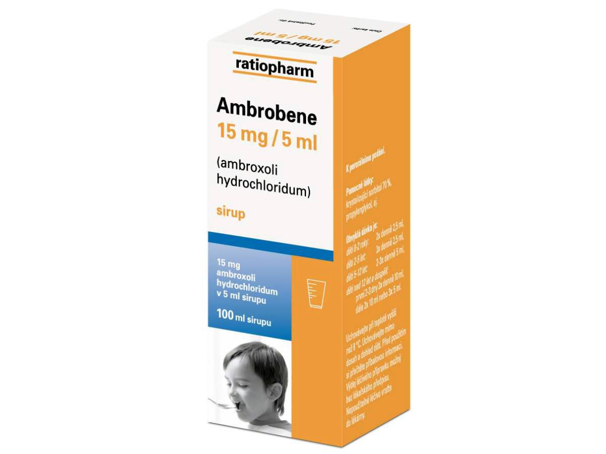 Ambrobene 15mg/5ml sirup 100ml