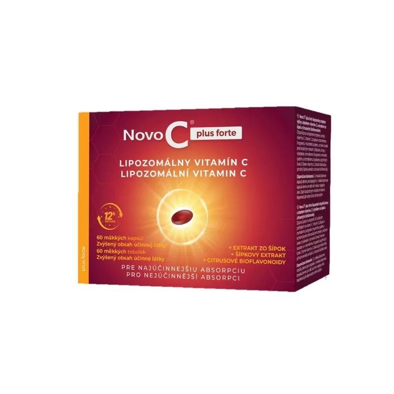 Novo C plus forte lipozomální vitamín C 60 tobolek