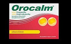 Orocalm® citron 20 pastilek
