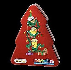 RAKYTNÍČEK+ multivitaminové želatinky Vánoční stromeček Mimoni 50 ks