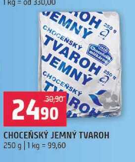 Choceňský jemný tvaroh 250g