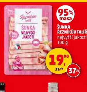 ŠUNKA ŘEZNÍKŮV TALÍŘ, 100 g