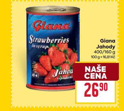 Giana Jahody 400/160 g  