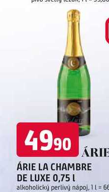 ÁRIE LA CHAMBRE DE LUXE 0,75l