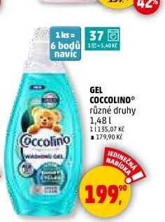 GEL COCCOLINO, 1,48 l