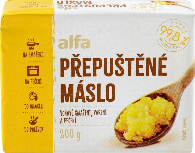 Alfa Přepuštěné máslo