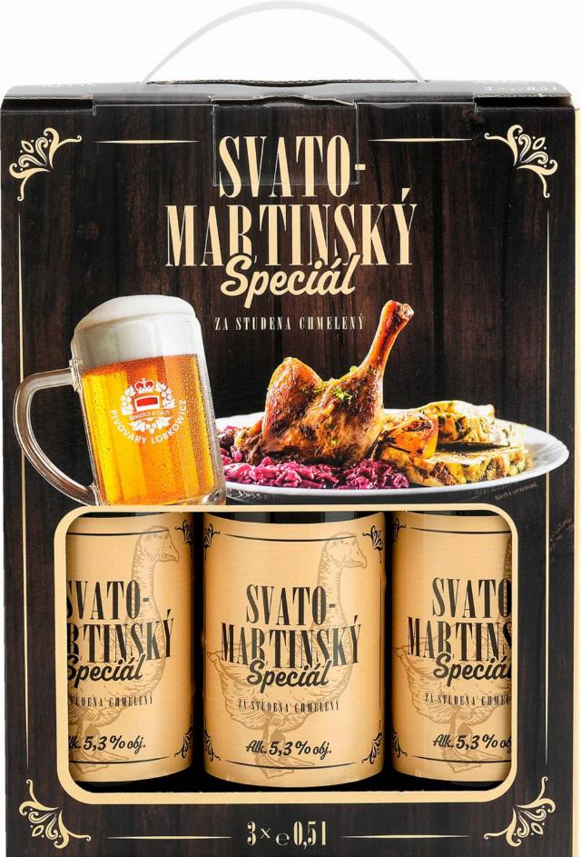 Svatomartinský speciál Pivo světlý ležák
