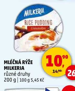 MLÉČNÁ RÝŽE MILKERIA, 200 g