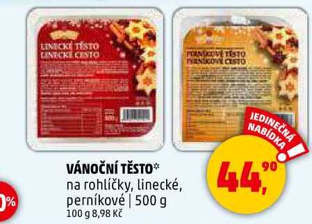 VÁNOČNÍ TĚSTO, 500 g 
