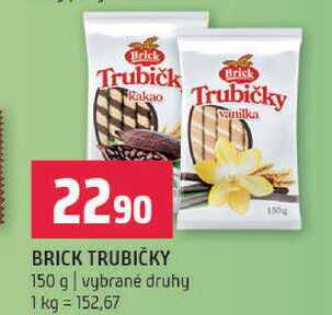 Brick trubičky 150g