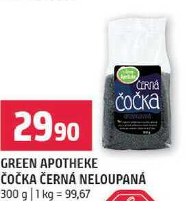 GREEN APOTHEKE ČOČKA ČERNÁ 300g