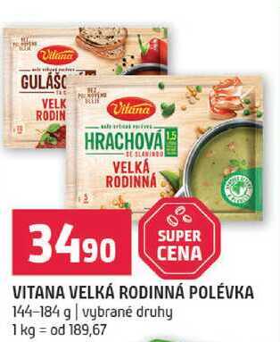Vitana velká rodinná polévka 144-184g