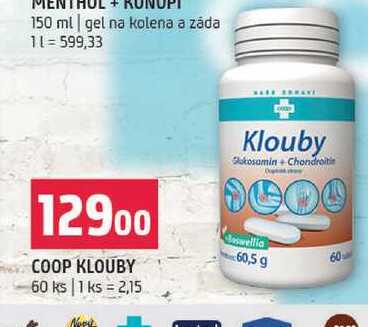 Coop klouby 60ks