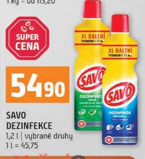 Savo dezinfekce 1,2l