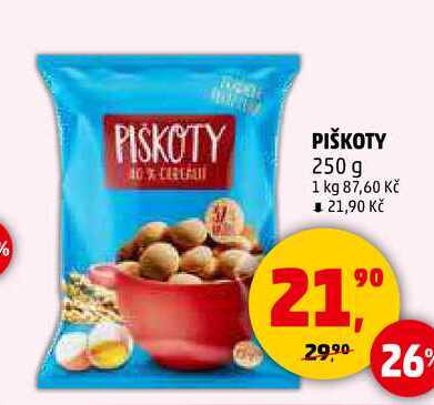 PIŠKOTY, 250 g