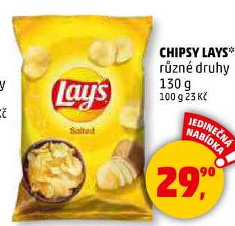 CHIPSY LAYS, 130 g