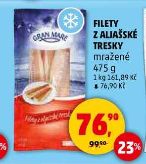 FILETY Z ALJAŠSKÉ TRESKY, 475 g