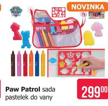 Paw Patrol sada pastelek do vany
