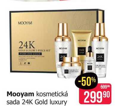 Mooyam kosmetická sada 24K Gold luxury