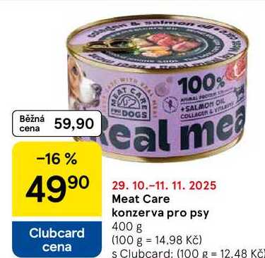Meat Care konzerva pro psy, 400 g