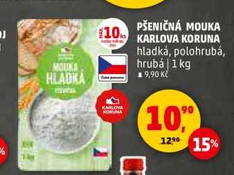 PŠENIČNÁ MOUKA KARLOVA KORUNA, 1 kg 