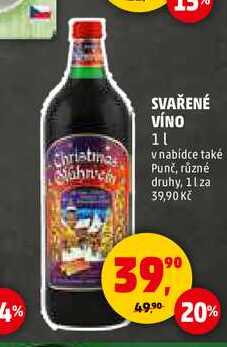 SVAŘENÉ VÍNO, 1 l