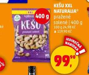 KEŠU XXL NATURALIA, 400 g