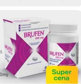 BRUFEN® 400 mg 100 potahovaných tablet