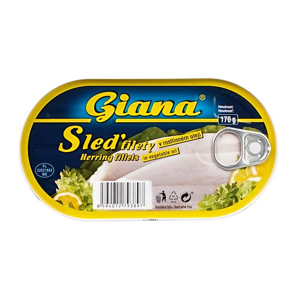 Giana Sleď filety v rostlinném oleji