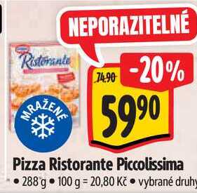 Pizza Ristorante Piccolissima, 288 g 