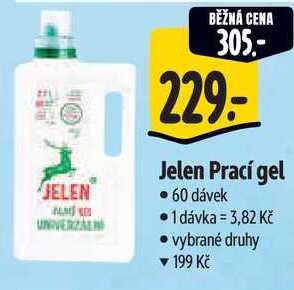 Jelen Prací gel, 60 dávek 
