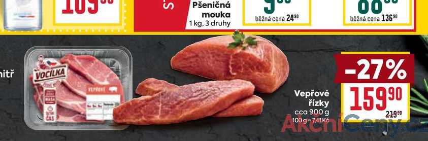 Vepřové řízky cca 900 g 