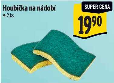 Houbička na nádobí, 2 ks