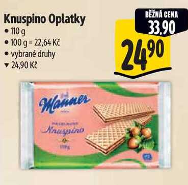 Knuspino Oplatky, 110 g