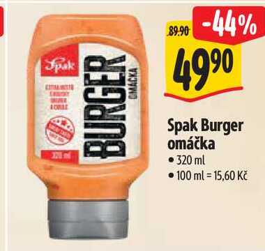 Spak Burger omáčka, 320 ml