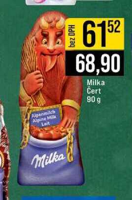 Milka Čert 90 g 