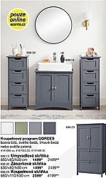 Koupelnový program GORDES - Zásuvková skříňka