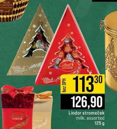 Lindt Lindor stromeček 125 g