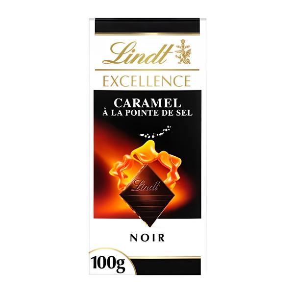 Lindt Hořká Excellence čokoláda s křupavými kousky karamelu a mořskou solí