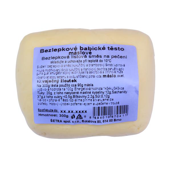 Šetra Bezlepkové Máslové těsto