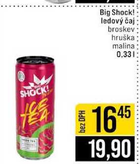 Big Shock! ledový čaj plech 0,33 l
