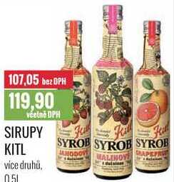 SIRUPY KITL 0,5l