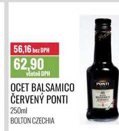 OCET BALSAMICO ČERVENÝ PONTI 250ml 