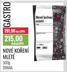 NOVÉ KOŘENÍ MLETÉ 500g