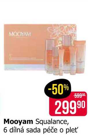 Mooyam Squalance, 6 dílná sada péče o pleť 